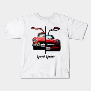 Shift Shirts Good Genes - 300L Gullwing Inspired Kids T-Shirt